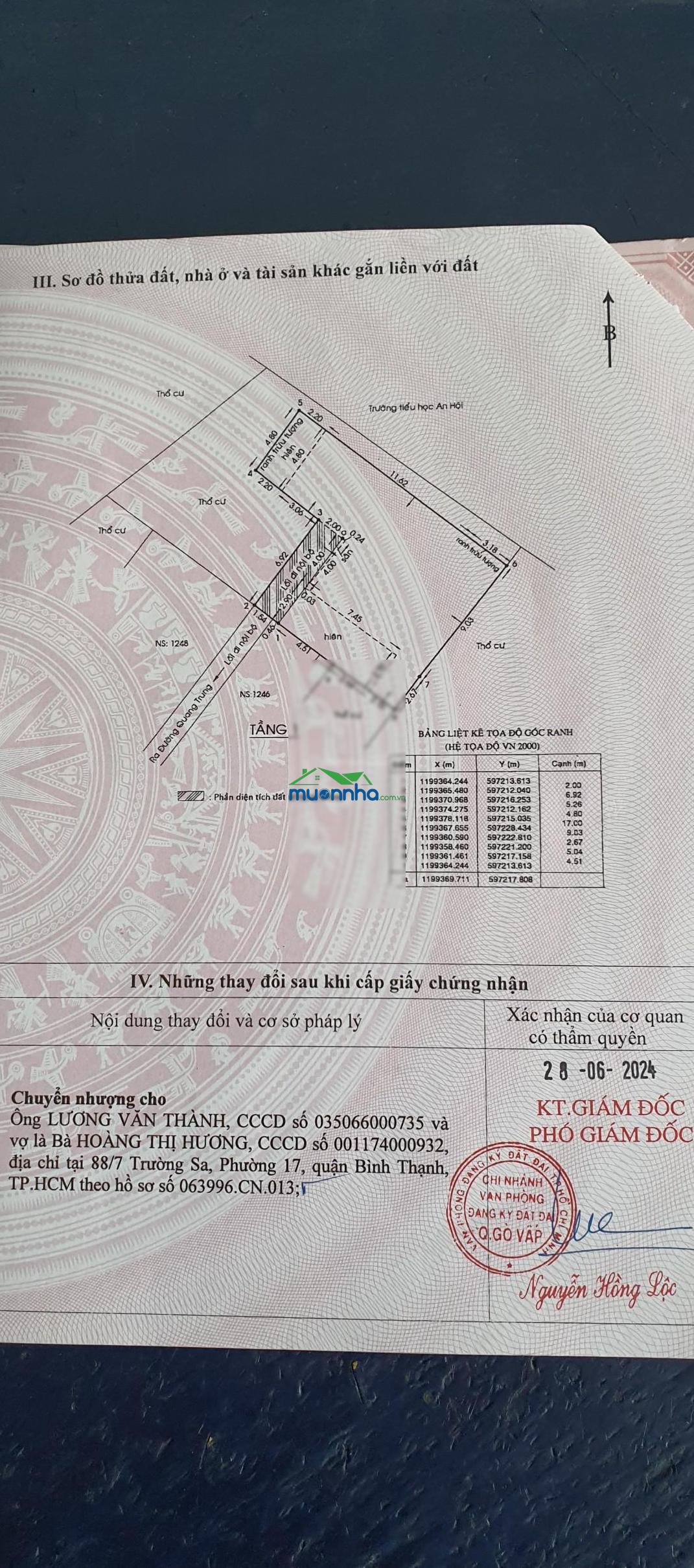 Nhà 1/ cách mặt tiền quang trung chỉ 10m, tiện xây căn hộ dịch vụ hoặc tách 3 lô - 2