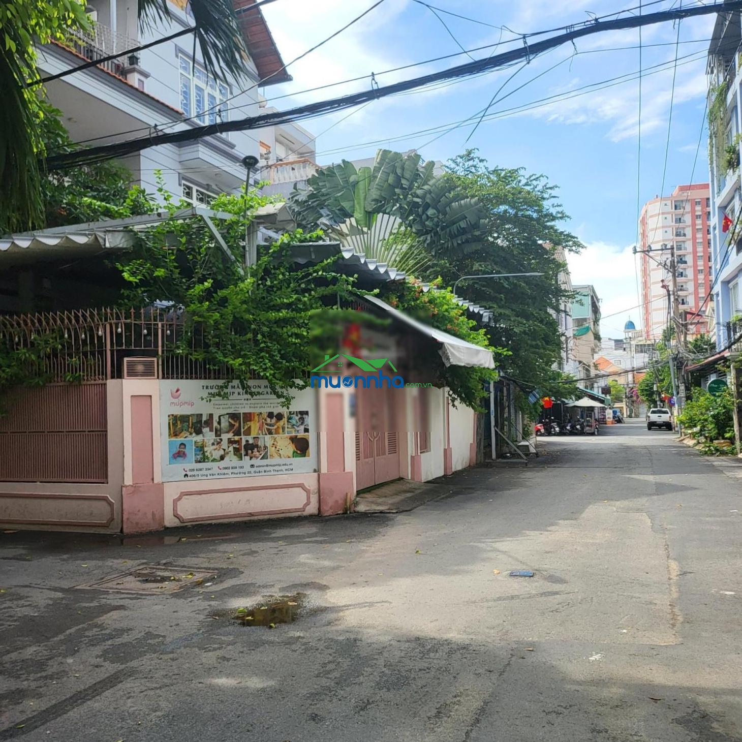 Bán biệt thự 2mt 406/3 ung văn khiêm, bình thạnh, 17x25m, cn: 401m2, 2 tầng, giá 85 tỷ