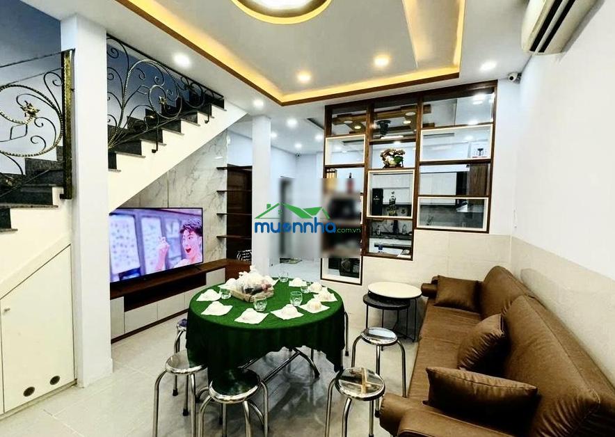 Nhà mới, lô góc, nở hậu - cách mạng tháng 8 - 4.3/7x8 (45/51m2), 2 tầng - 6.75 tỷ - 4