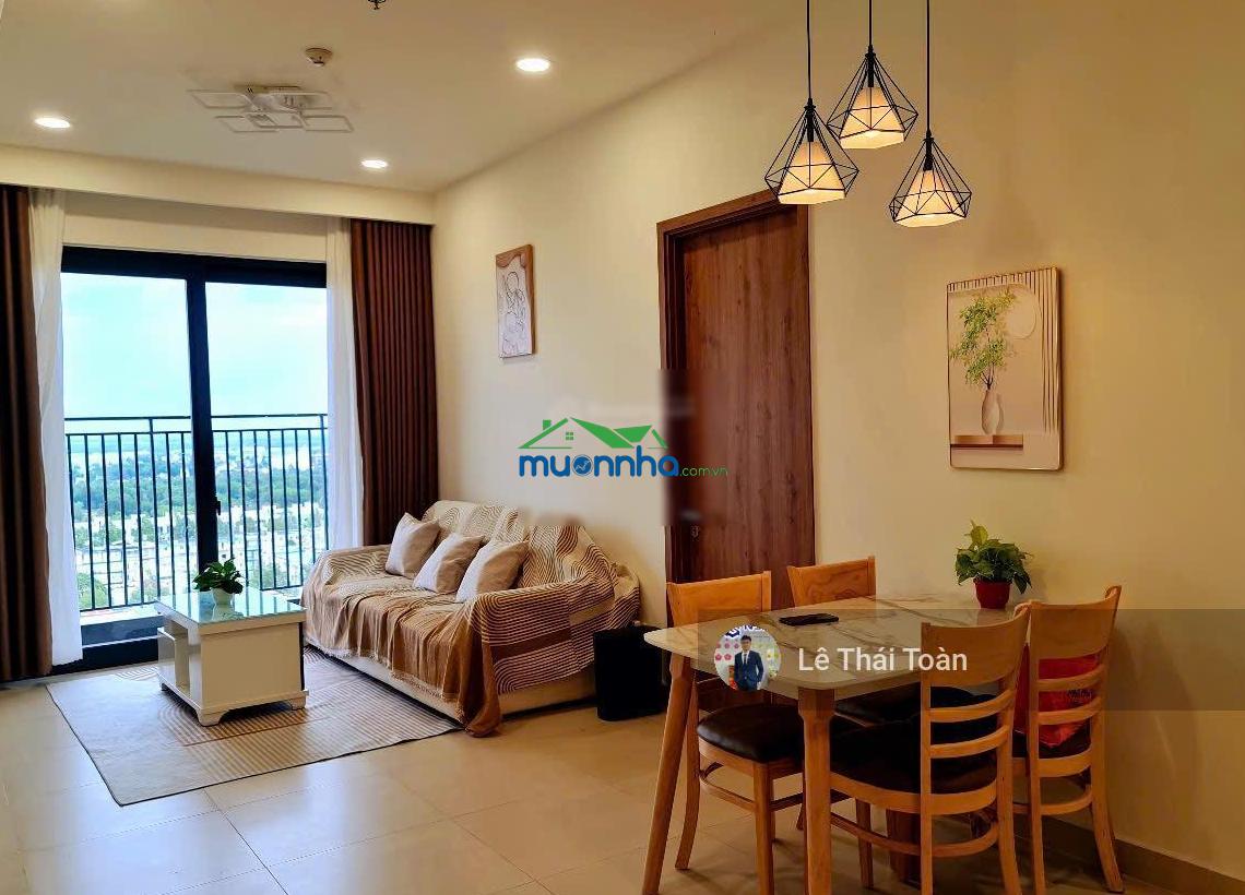 Cho thuê 2pn 2wc tầng cao giá 15 tr/th (bao phí quản lý) full nội thất mới như hình cc the glory