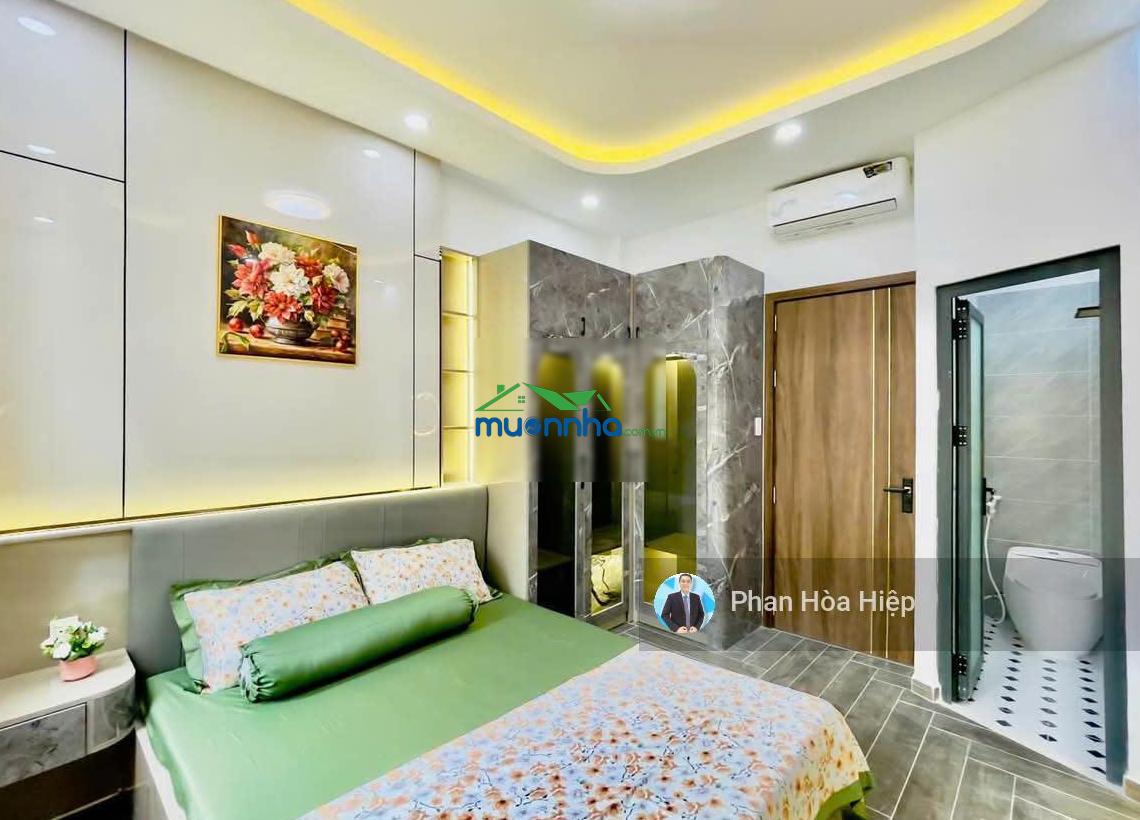 Xuất cảnh bán gấp nhà hẻm 8m hậu giang, 68m2, 4 tầng btct, 4 pn 4wc, gần chợ bình tây
