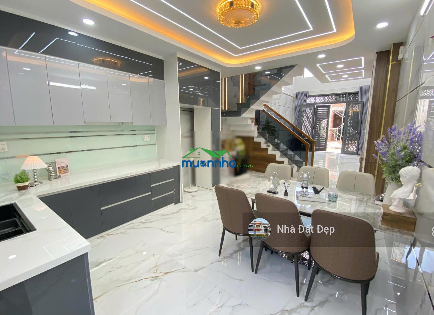 Nhà xây mới 5 tấm full nội thất, 4x16,5m hẻm đẹp 7m đường mã lò gần trường học, ubnd phường - 2