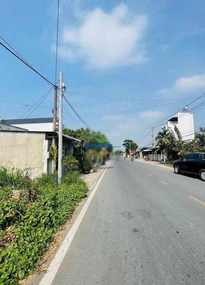 Bán đất mặt tiền đường củ chi (ngang 10x50m, 500m2 có thổ cư) - 1tỷ2 chính chủ, shr, xây cho thuê