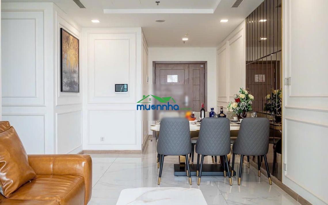 Cho thuê 3pn vòng cung vinhomes toà the landmark 81, giá 42tr dt 109m2 full nội thất, lh 0397 383 ***