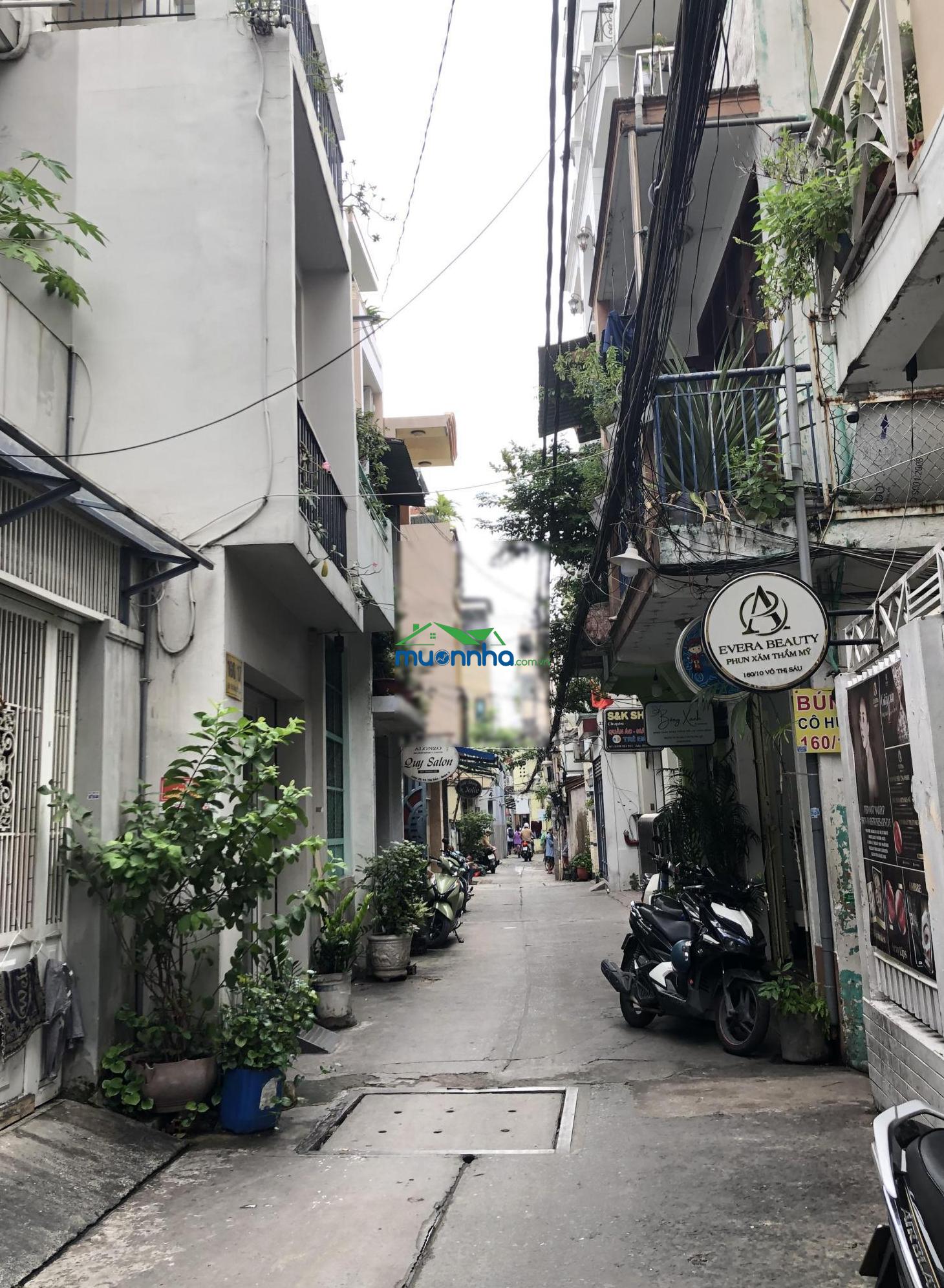 Bán nhà riêng hẻm võ thị sáu, quận 3. dt 3x8m 1 trệt 1 lầu, 24,5m2, đang cho thuê 6tr, bán 3,95 tỷ - 3