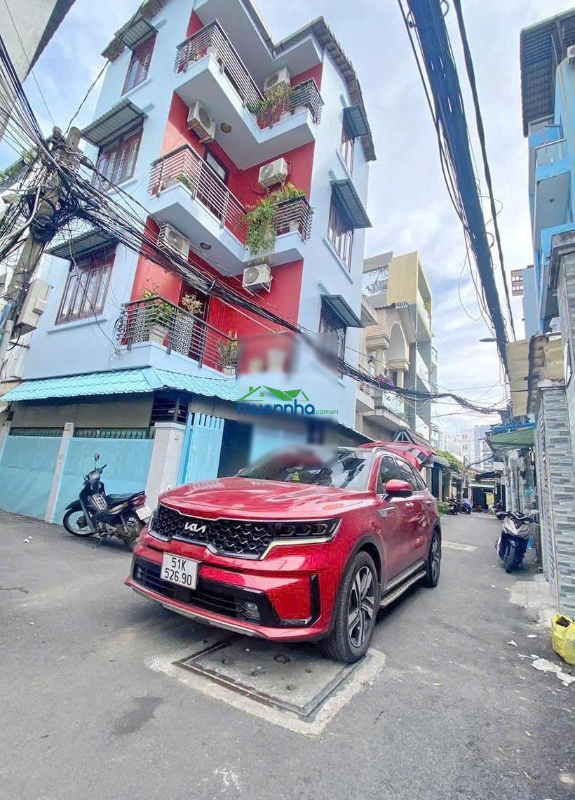 Bán nhà góc 2 mặt tiền hxh ngay lotte q7 - 5 lầu nhận nhà ở liền giá mềm