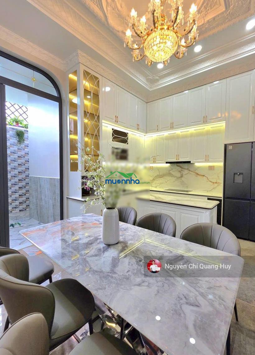 Nhà phố xây dựng mới - phong cách hoàng gia - đường 12m kdc đào tông nguyên - 5m x 17m giá 9,8 tỷ - 2