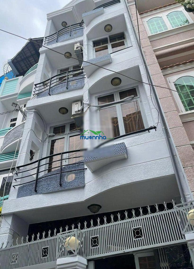 Bán nhà hxh 4m lê quang định (3,8x12m) - 4 tầng btct. khu nhà cao tầng, dân trí, an ninh, yên tĩnh - 4