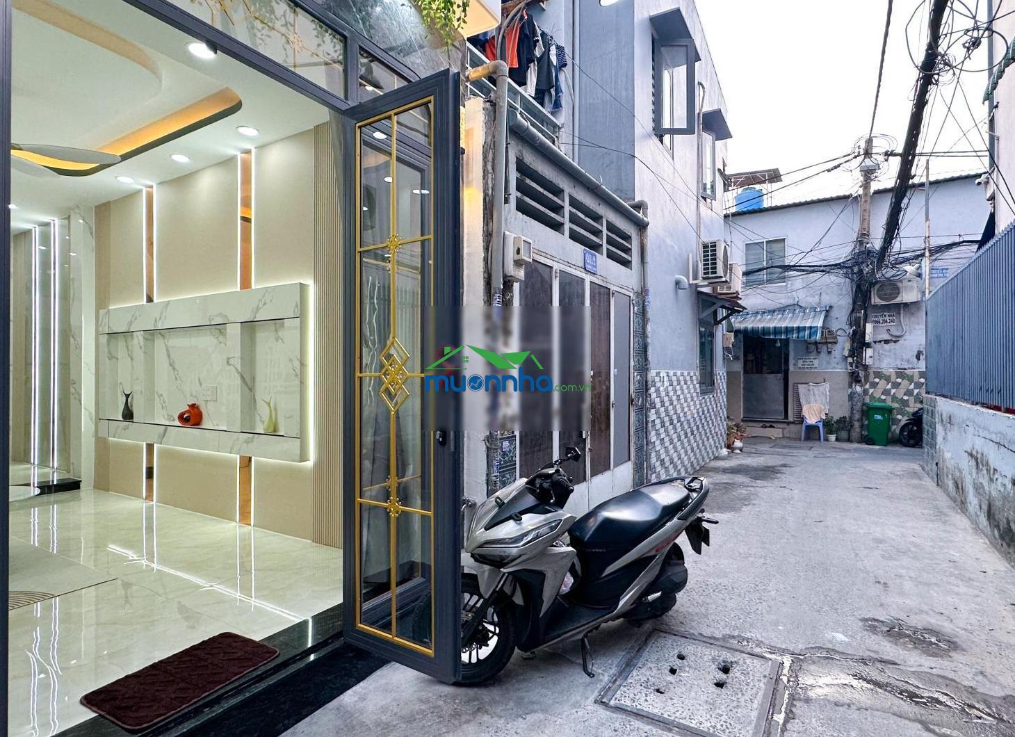 Nhà hẻm xe hơi, gần metro 2, tặng nội thất cao cấp - 3