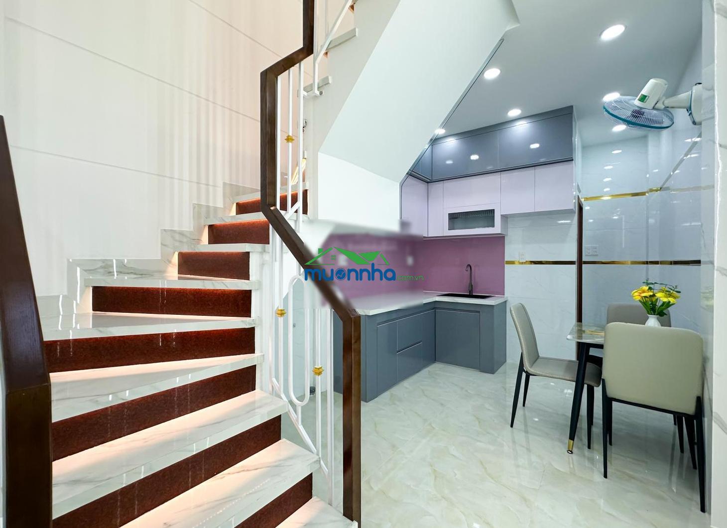 Nhà hẻm xe hơi, gần metro 2, tặng nội thất cao cấp - 4