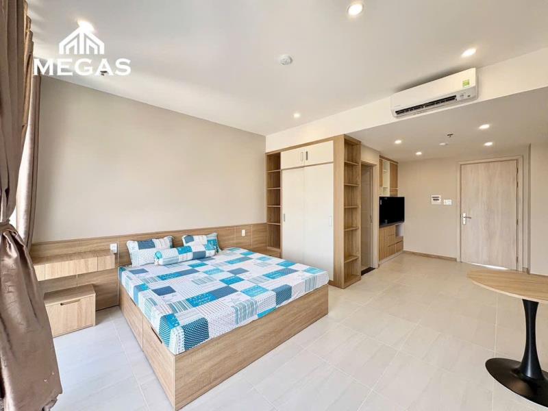 Studio bancon full nội thất – đón tết vào ở ngay trung tâm quận 7, gần rmit – tdtu, lotte mart, crescent mall, vivocity, kcx, q1, q4 - Ảnh 2