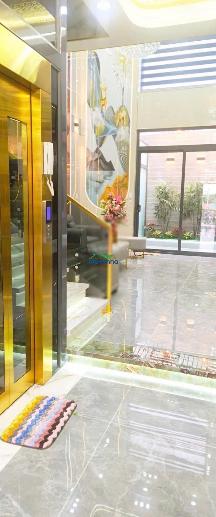 Bán nhà xây mới có thang máy 5x19m. xây 1 lửng 3 lầu trục đường lê thị riêng, phường thới an, q12 - 4