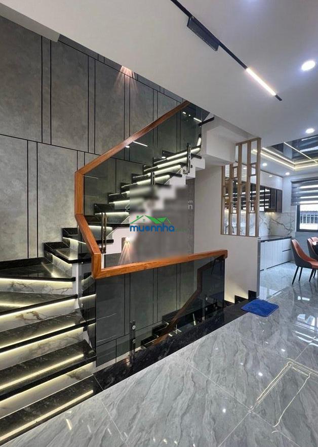 Nhà 5 tầng full nội thất cao cấp 56m2 - tỉnh lộ 10- aeon bình tân - hẻm xe tải- ôtô ngủ trong nhà