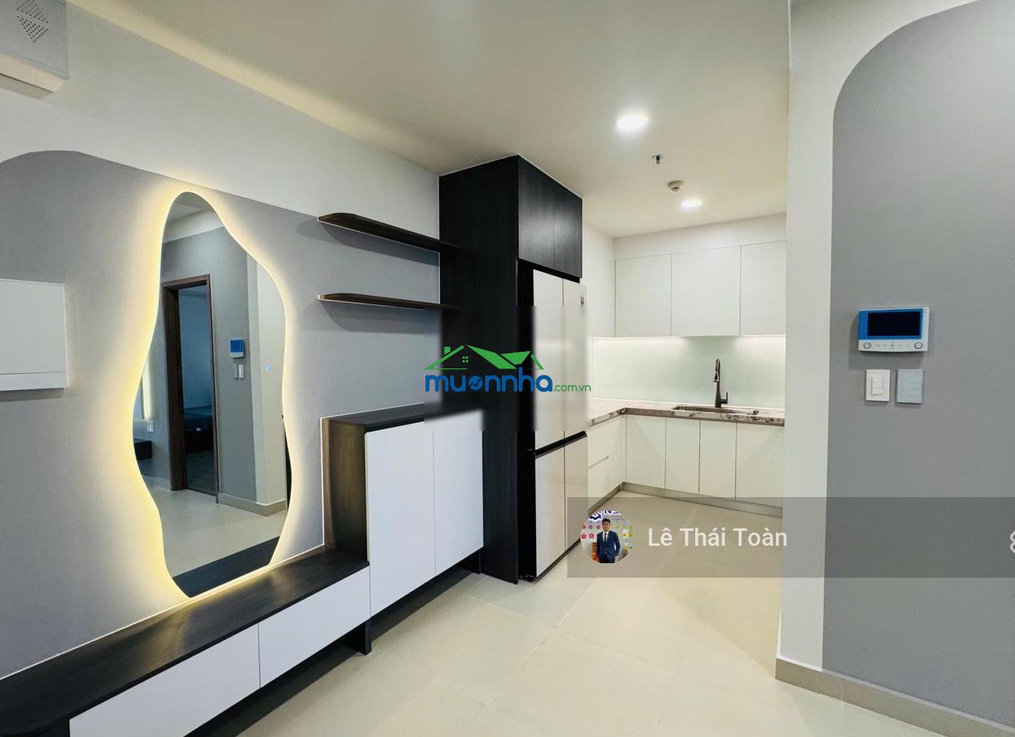 Cho thuê 2pn 2wc tầng cao view đẹp nội thất mới, xịn như hình giá 15 triệu (bao pql)