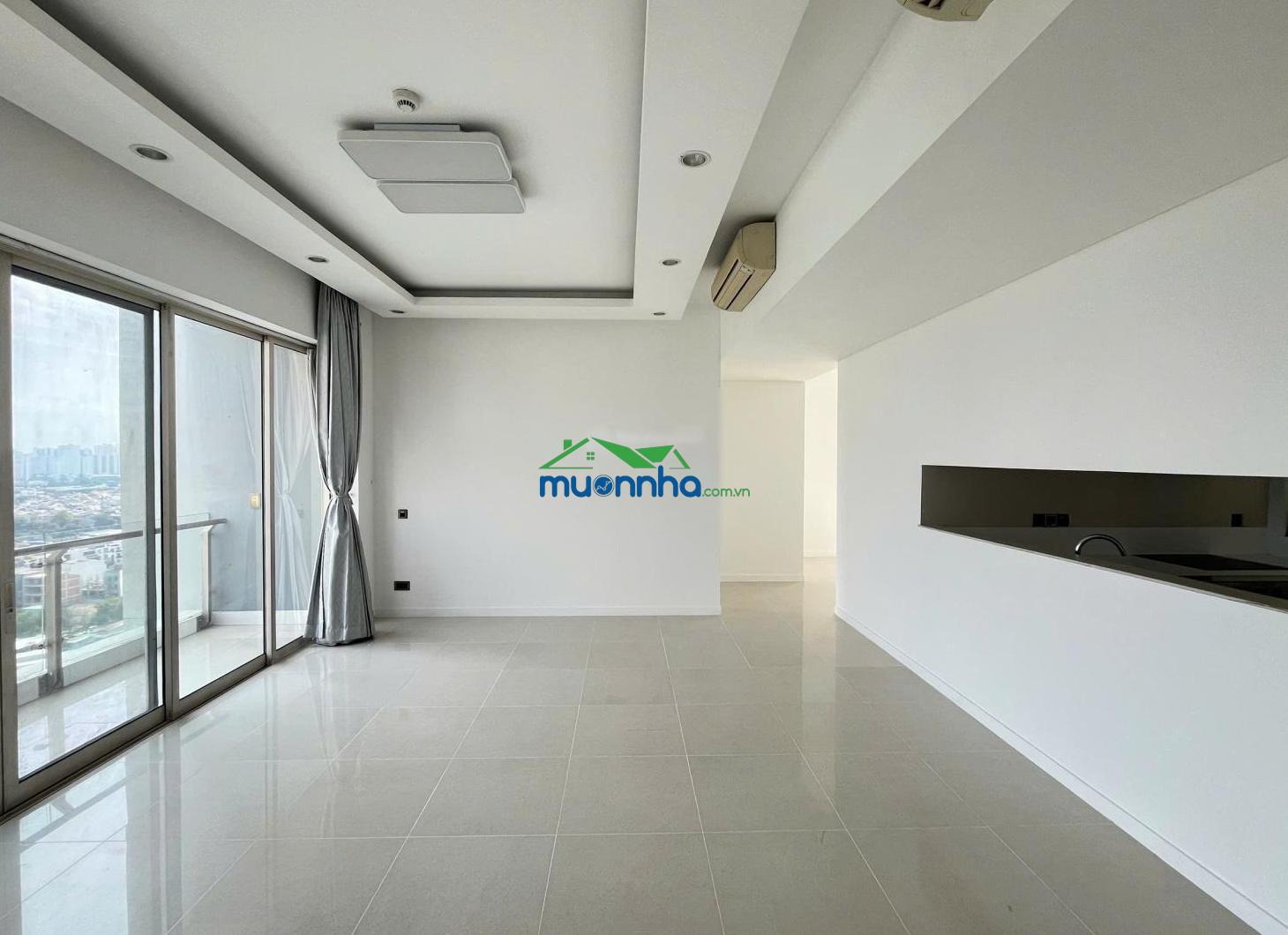 Cho thuê căn hộ 3 phòng ngủ the estella - không nội thất - giá thuê 36 triệu - trống sẵn vào ngay