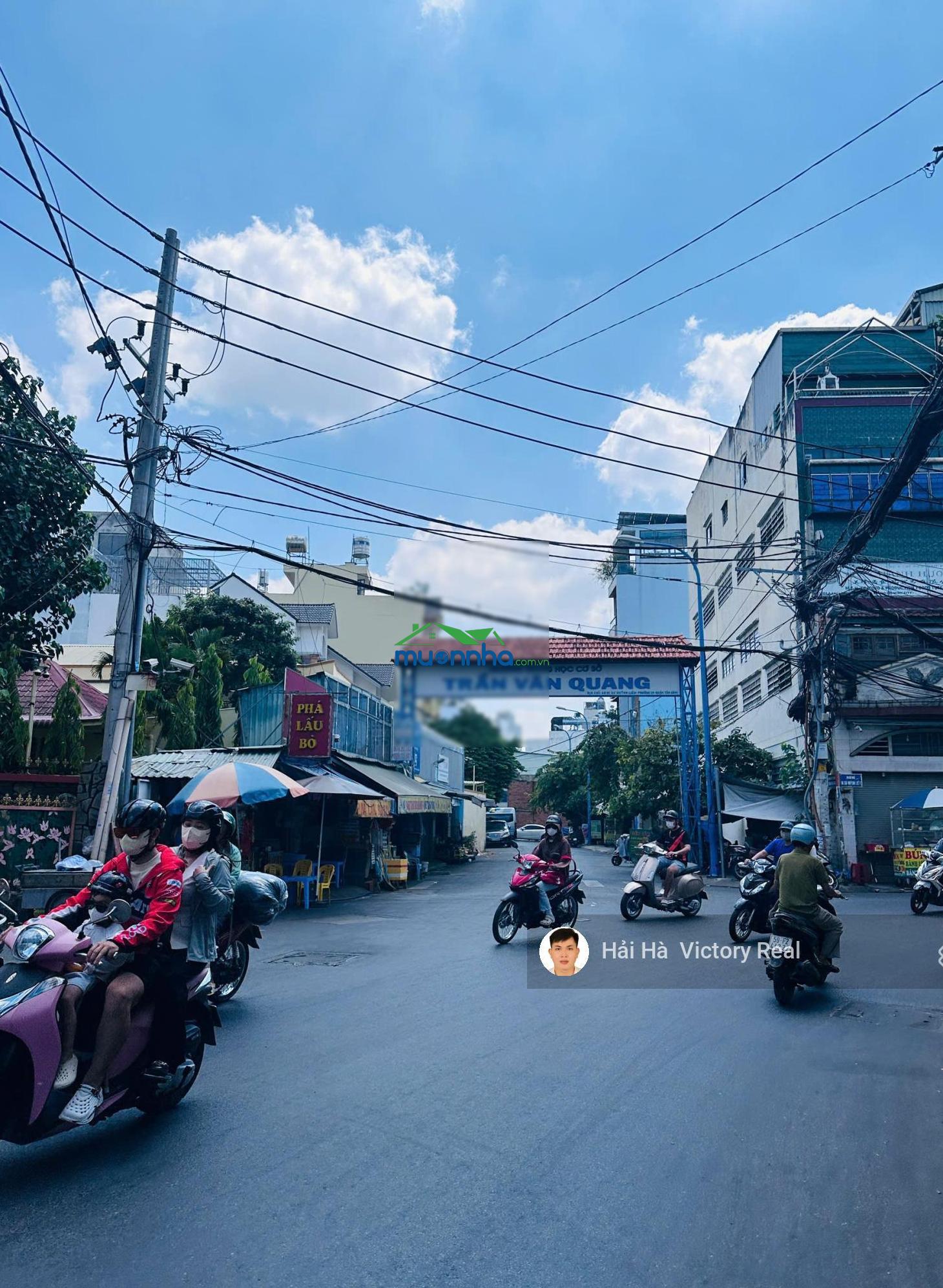 Bán nhà đường ni sư huỳnh liên, khu phân lô rất đẹp, hẻm nhựa 8m có lề đường _ dt: 5 x 14m x 5 tầng - 3