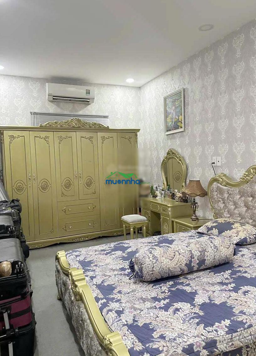 Nhà hẻm 1 xẹt 60m2, căn góc 2 mặt hẻm, nội thất đầy đủ, gần cầu bà tàng phường bình đông