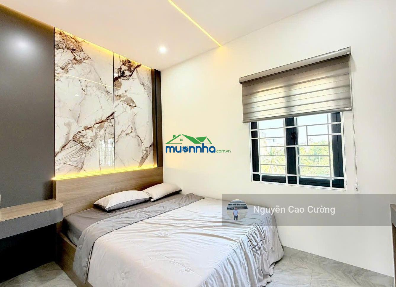Bán nhà mặt tiền view sông vàm thuật 4x25m đúc 3 lầu hẻm 6m thông hà huy giáp - 2