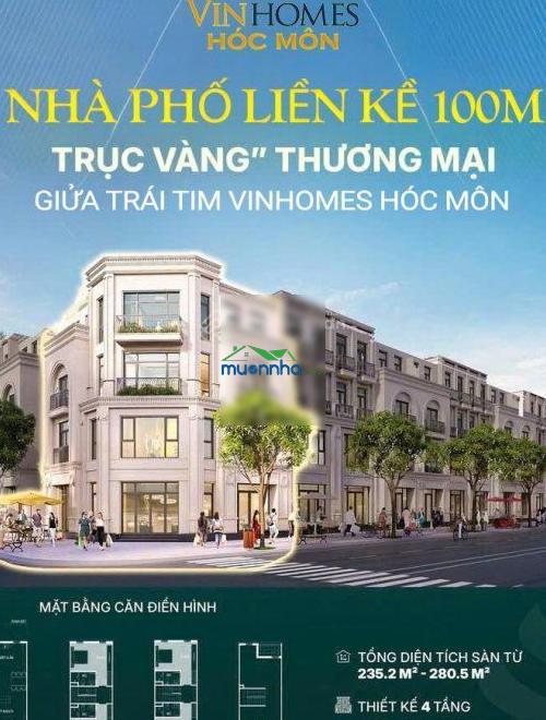 Shophouse vinhomes hóc môn, giá đợt 1 cực tốt cho nhà đầu tư