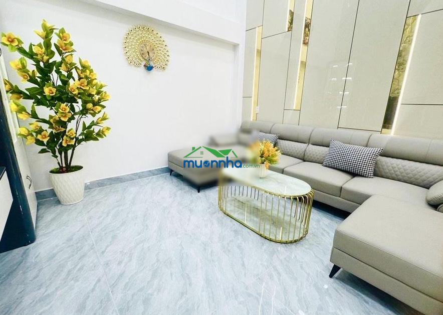 Sát phan huy ích - gò vấp - ô tô tới cửa - nhựa thông - 44.3m2 vuông a4 - 5 tầng - full nội thất - Ảnh 4
