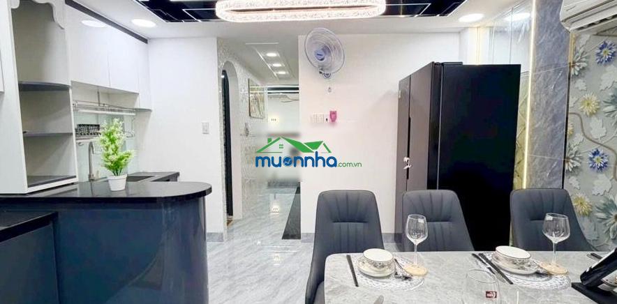 Sát phan huy ích - gò vấp - ô tô tới cửa - nhựa thông - 44.3m2 vuông a4 - 5 tầng - full nội thất - Ảnh 3