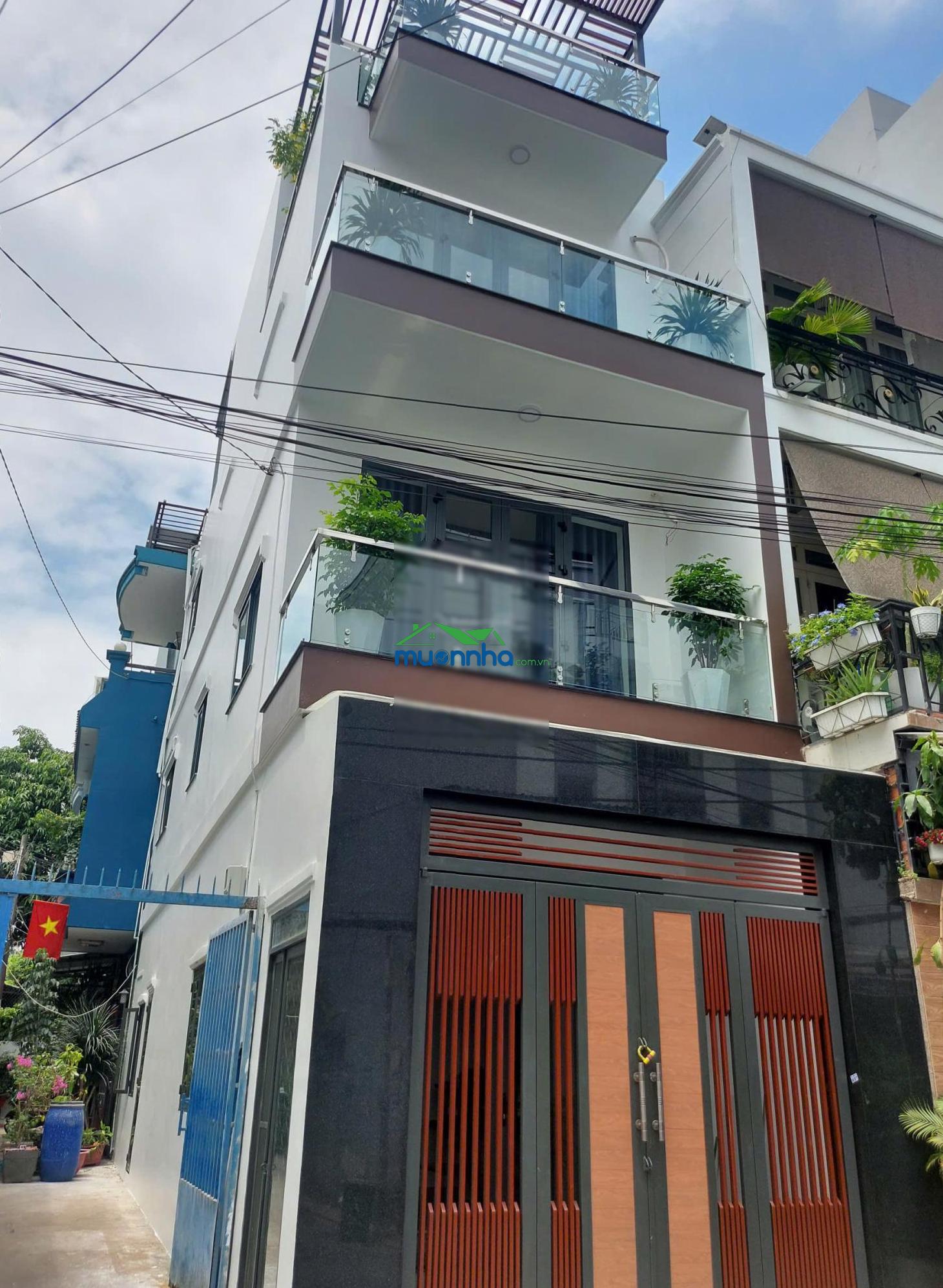 Nhà 2mt hxh tô hiệu 2 chiếc tránh nhau, không lỗi phong thủy 4 x 15m, 3.5 tầng kiên cố, dtcn 53,6m2 - 2