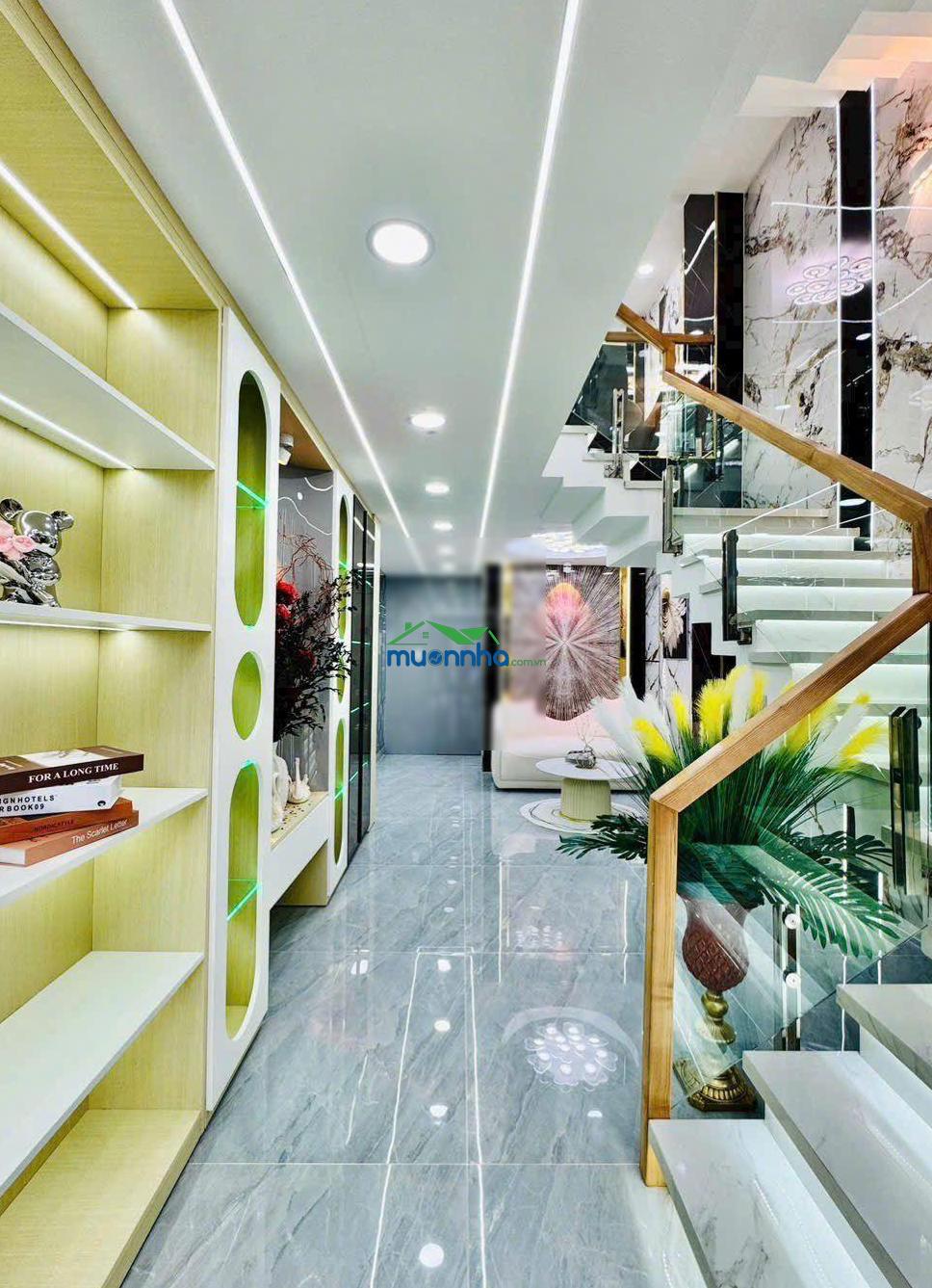 Bán siêu phẩm nhà đẹp lung linh. kết cấu 4 tầng lầu, 5 pn. hxh, quang trung gò vấp.