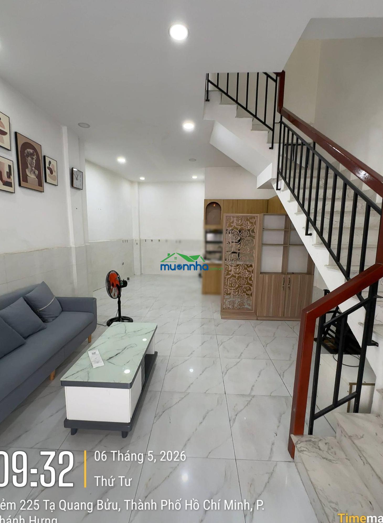 Nhà(4,4*9m) 2 tầng ở âu dương lân và tạ quang bửu p3 q8, shr hoàn công đủ, tiện đi q5,1, 0934 123 *** - 2