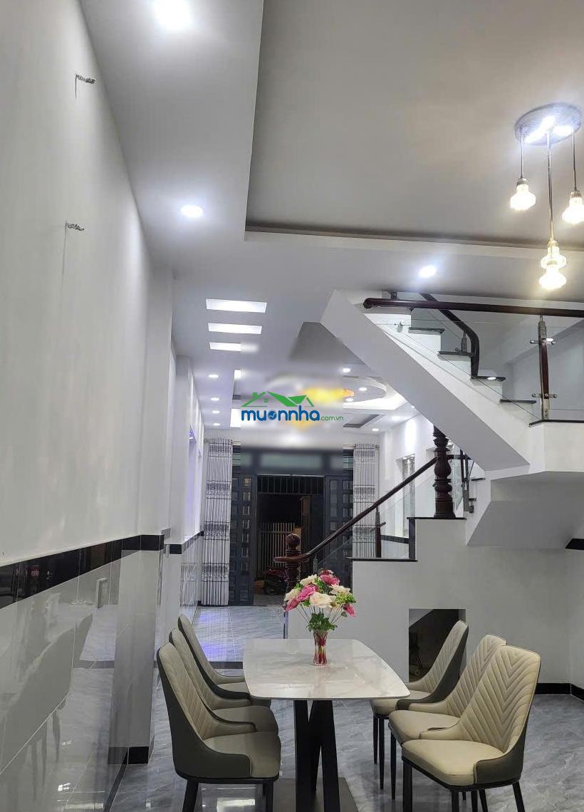 Bán nhà 1 trệt 2 lầu trung mỹ tây quận 12 76m2 hẻm xe hơi thông gần hiệp thành city - Ảnh 4