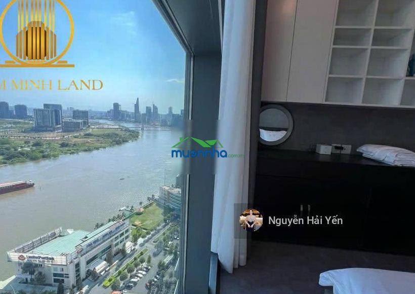 Hải yến nam minh land - cho thuê căn hộ sunwah pearl 1 phòng ngủ tòa wh, view sông sài gòn đẹp