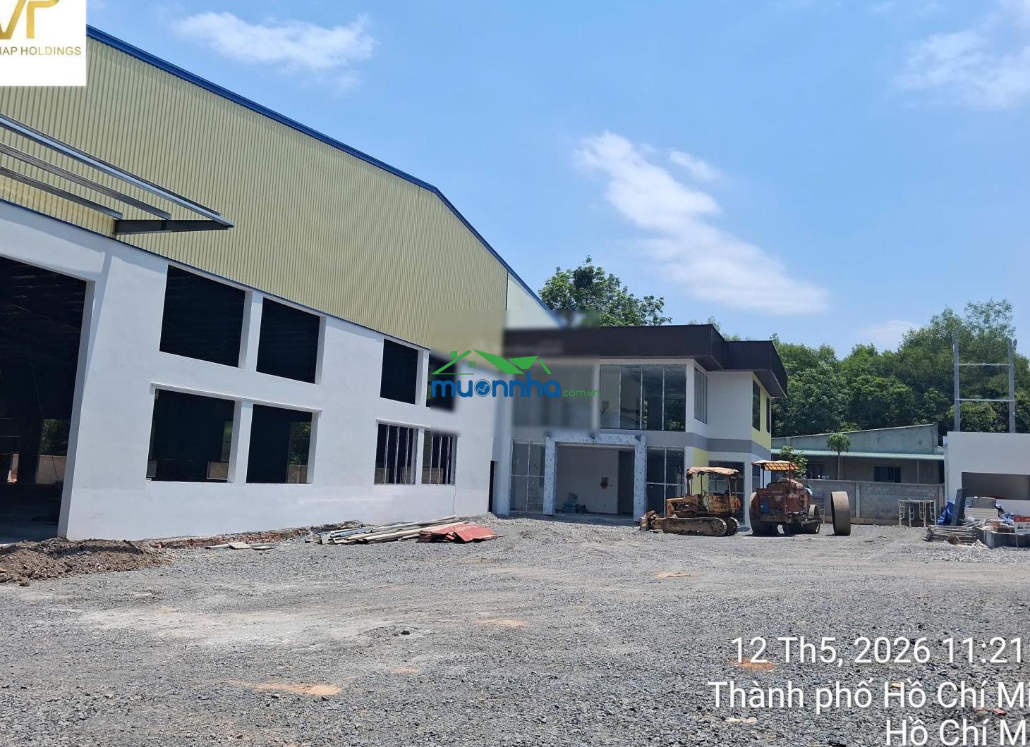 Cho thuê nhà xưởng quy mô lớn vị trí đẹp tại đường bình mỹ 38, phường bình cơ, tp.hcm