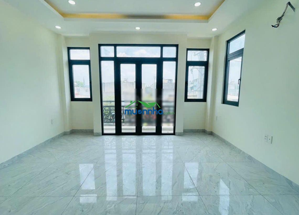 N078 - nhà mới 4 tầng - lửng hẻm xe hơi tới nhà - giá rẻ