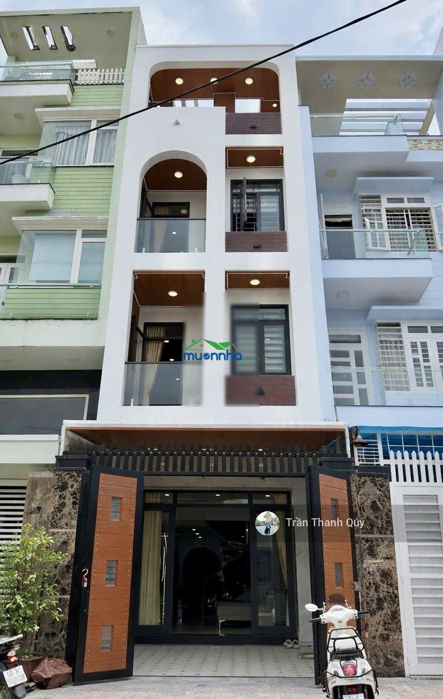 Nhà 5 tầng, 68m2, 4x17m đường 8m, đối diện emart phan huy ích, nhà mới full nt giá chỉ 8.8 tỷ