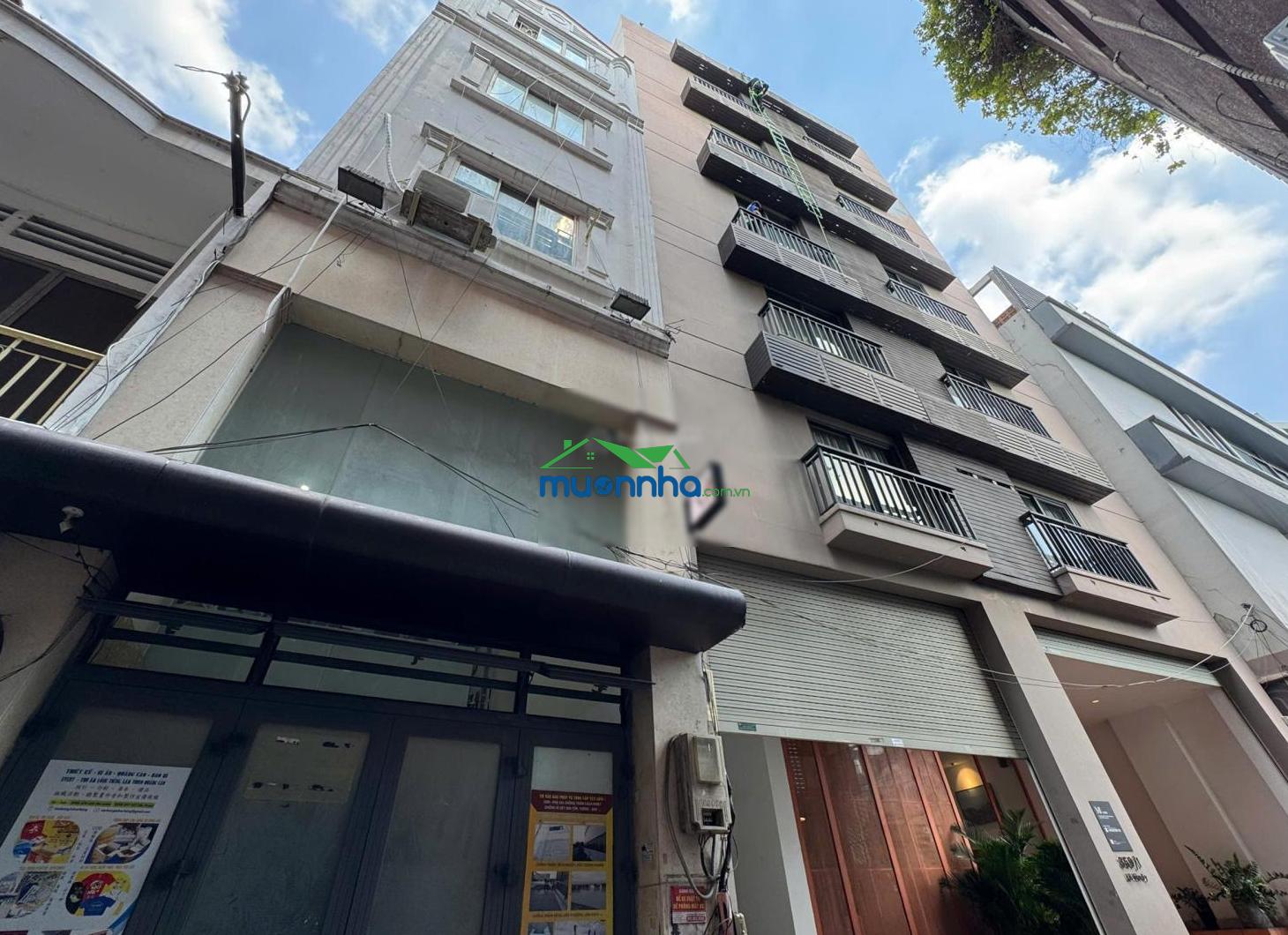 Cách mặt tiền 1 căn! hxh lê văn sỹ, q3 - dt 4 x 17m, nở hậu (71.3m2) - 5 tầng (9 pn) - chỉ 16.9 tỷ