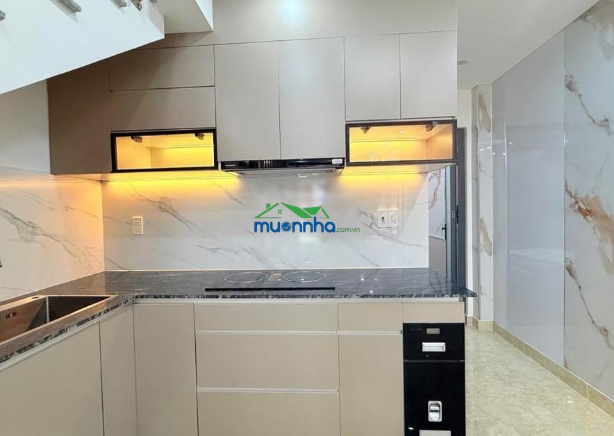 4 phòng ngủ gần 45m2 - hẻm oto thông xvnt và đinh bộ lĩnh gần ngã tư hàng xanh