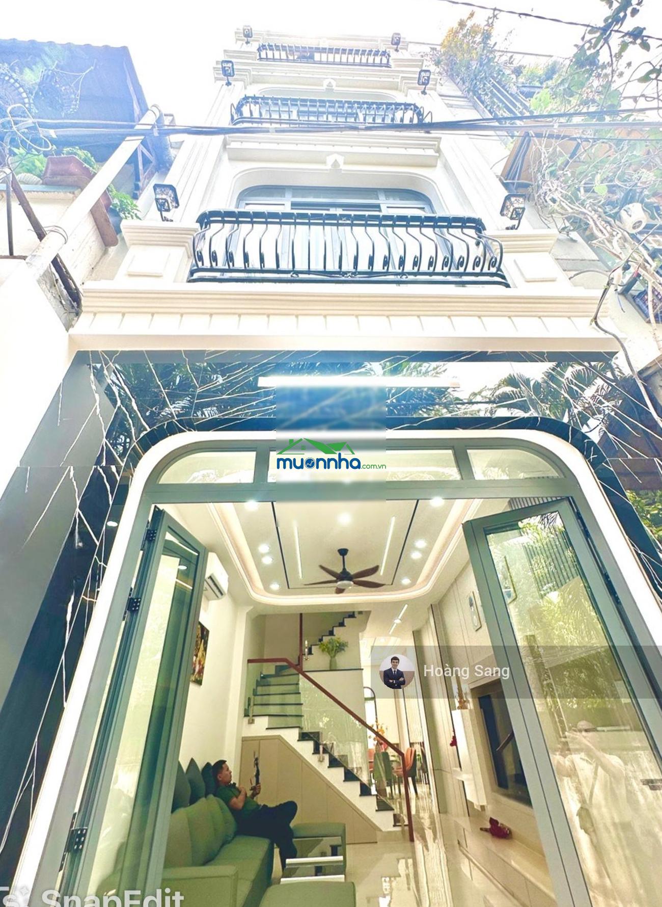 Nhà mới xây 4 tầng full nội thất - 4x15m - đường hồ xuân hương bình thạnh - gần chợ bà chiểu