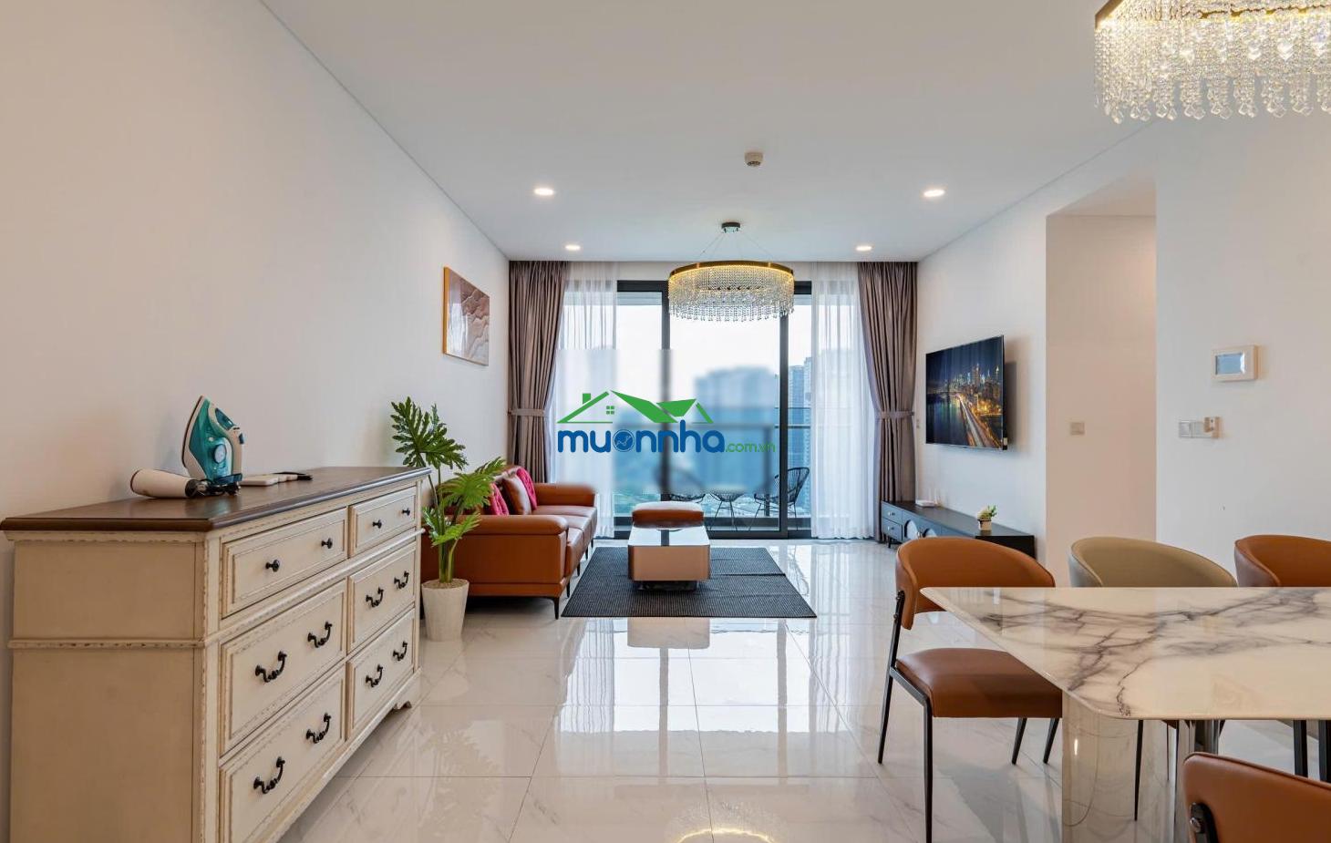 Cho thuê 3pn sunwah pearl giá chỉ từ 60 triệu net căn đẹp, view sông, vào ở ngay - 2