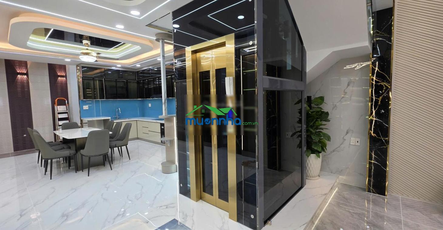 Nhà ngang 5mx15m thang máy thới an 20 - full nội thất - 2