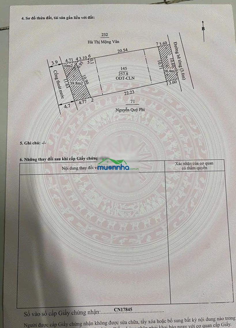 Cần bán nhanh lô đất phú cường, 1/ đường ngô quyền, hẻm xe hơi 4m tặng kèm dãy trọ và nhà cấp 4 - 3