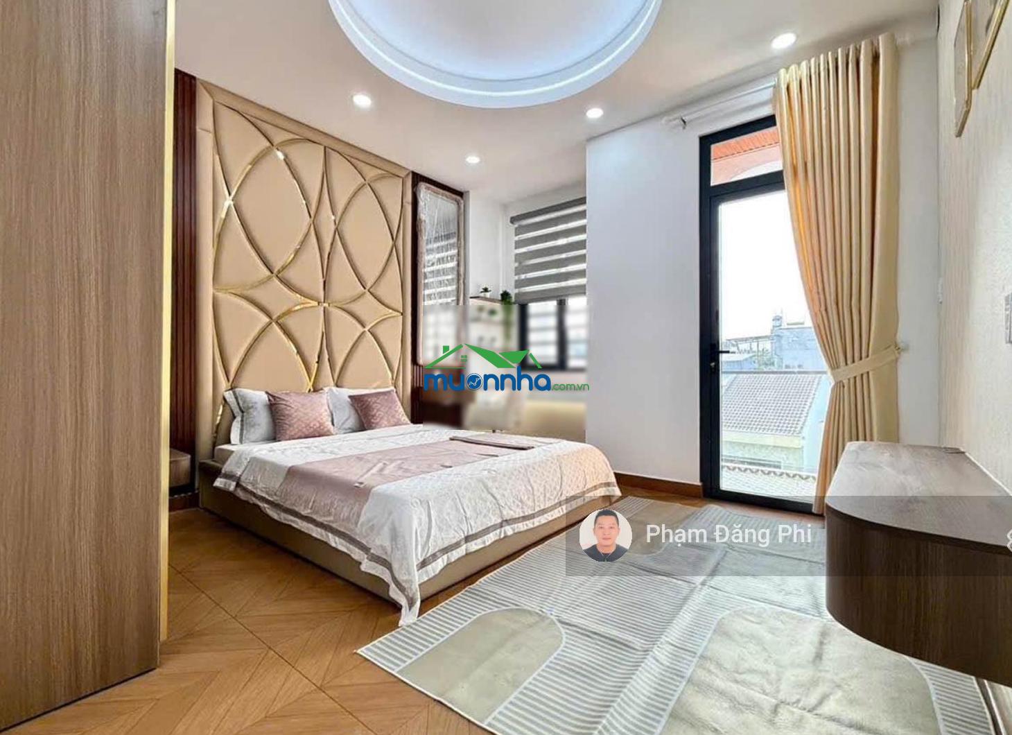 Nhà mới đẹp - hẻm nhựa 8m có lề 3m - đối diện emart - tiện mở văn phòng, công ty - dọn vào ở ngay. - 3