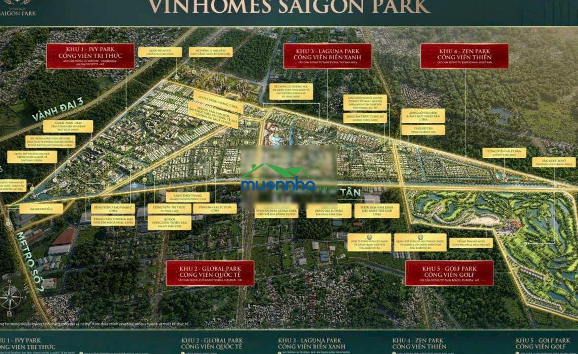 Mua vinhomes saigon park - đảm bảo lấy căn đẹp - mua trực tiếp cđt - 0906 571 *** - 3