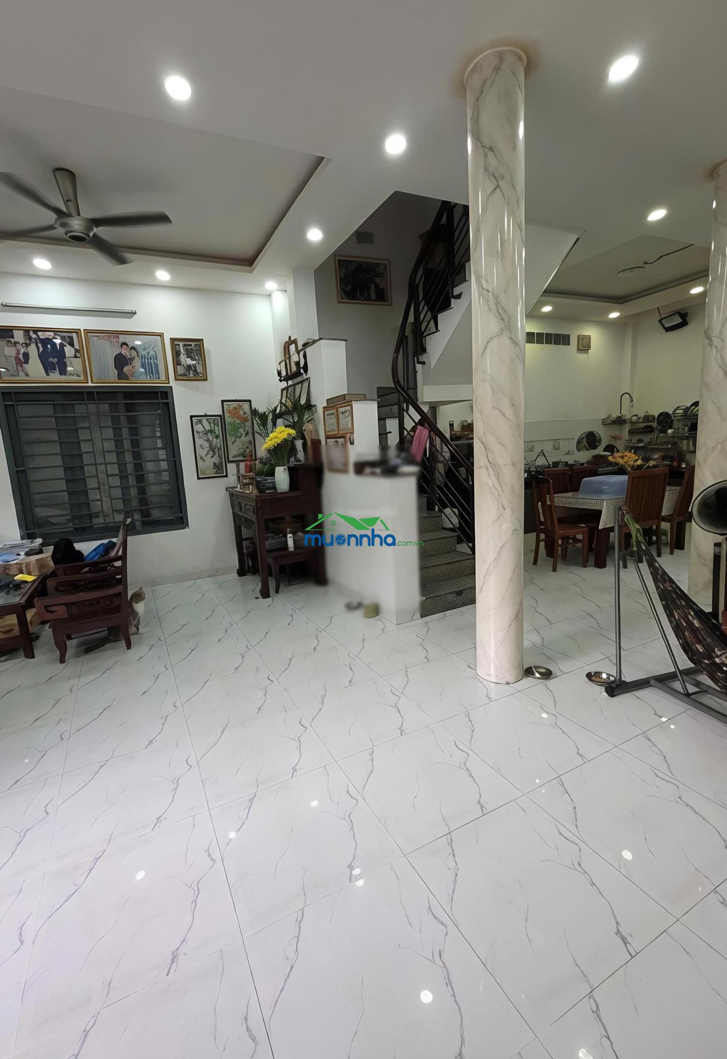 Bán nhà hơn 90m2 đất, chính chủ xây ở đúc thật 3 tầng 5pn cứng cáp, 1 sẹc kề khu cv làng hoa gò vấp - 4