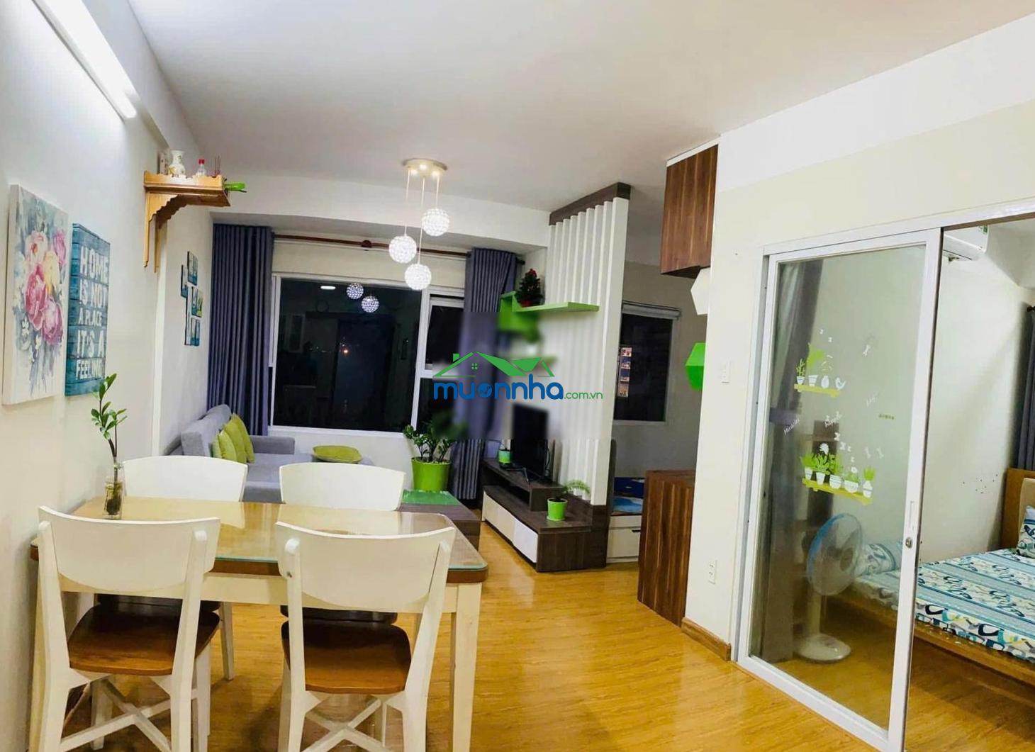 Cho thuê căn hộ flora anh đào đỗ xuân hợp, dt: 54m2, 1+1pn-1wc. đầy đủ nội thất. ở liền