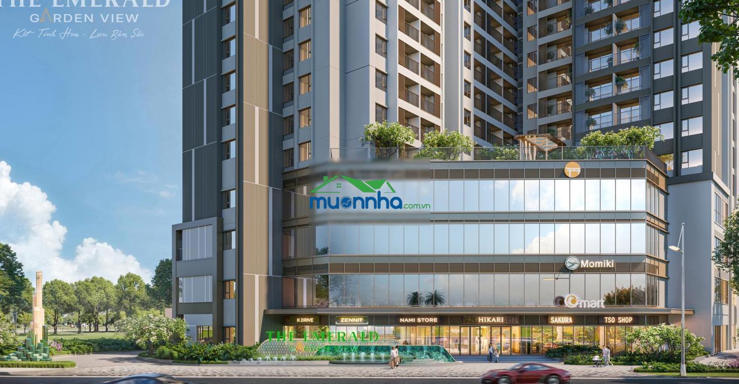 Độc quyền căn 1pn+1 - view đẹp - giá tốt nhất thị trường - mua trực tiếp cđt - emerald garden view