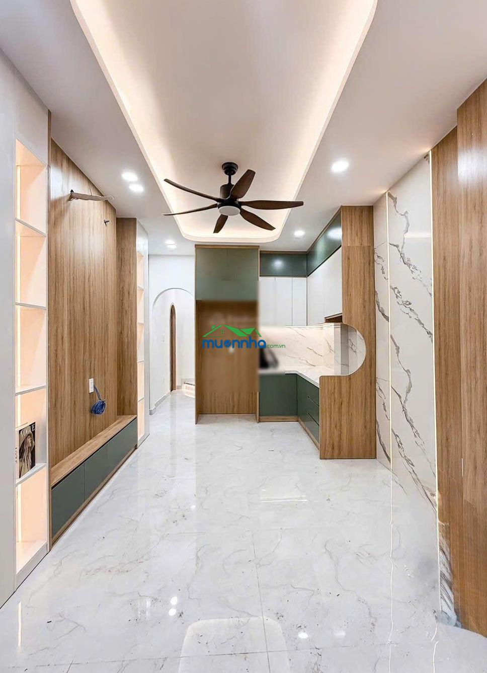 ( 4.95 tỷ tl ) nhà 1 sẹc, 3 tầng mới đẹp, võ văn tần..! - 2