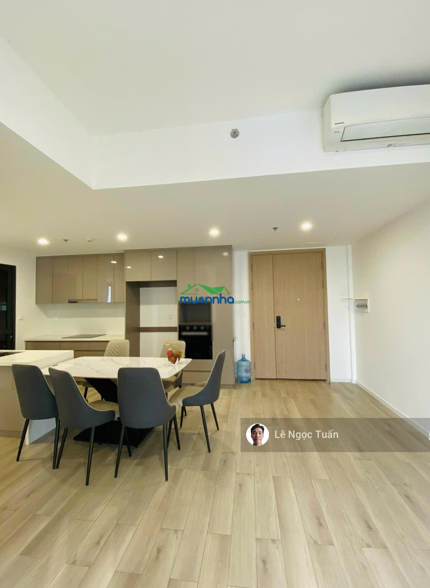 Cho thuê căn hộ 3pn masteri centre point góc đông bắc