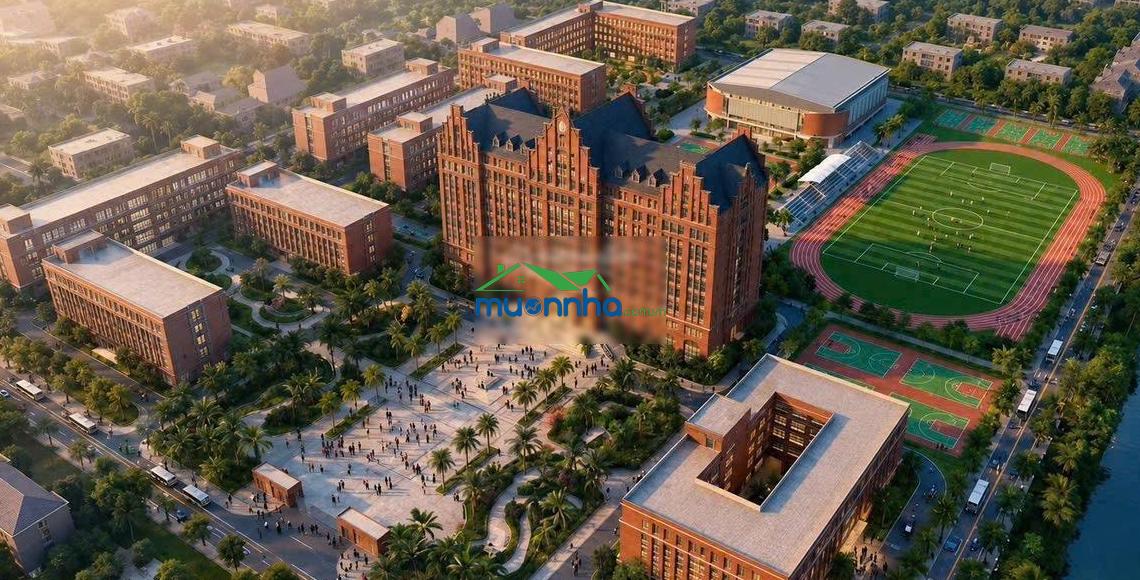 Vinhomes hóc môn - siêu đô thị đại học quốc tế hàng đầu châu á với 60.000 sinh viên quốc tế