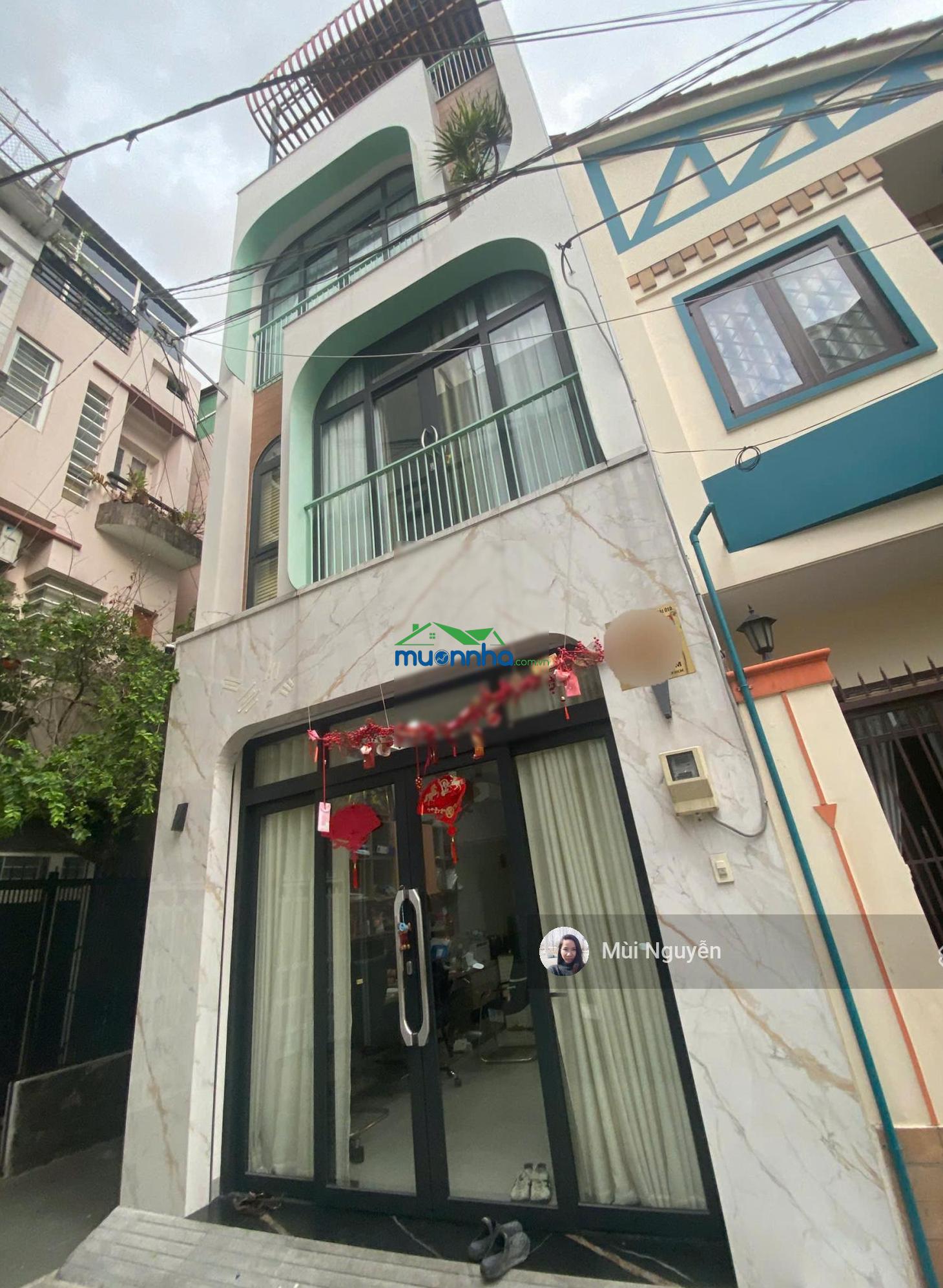Nhà gần sân bay hẻm xe hơi nguyễn kiệm, phú nhuận - dt: 4.3x17m, cn 71m2, 4 tầng 5pn - chỉ 13.5 tỷ - 3