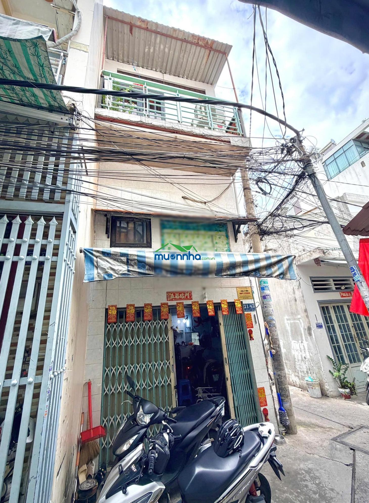 Nhà ngộp rẻ 3x6,2m 2lầu (2pn 2wc) ban công - hẻm 3m. 1/ đường số 14 - lê văn quới. bình tân - 3