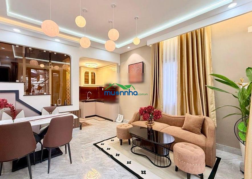 5.x tỷ - hẻm xe hơi huỳnh văn bánh, pn - 90m² dtsd - 3 tầng, ngang 4.1m nở hậu, full nội thất. - 4